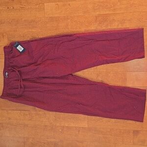 NWT Polo Ralph Lauren Men's Red Checkered Pajama Sleepwear Pants size XL